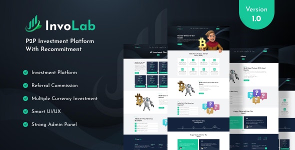 Share Code InvoLab – P2P Investment Platform With Recommitment