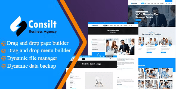 Share Code Consilt – Multi Purpose Business and Consulting Website CMS 1.4