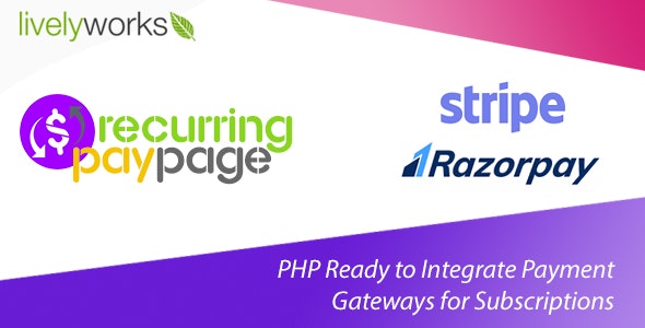 Share Code Recurring PayPage – PHP Ready to Integrate Payment Gateways for Subscriptions