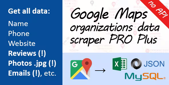 Share Code Google Maps Data Scraper PRO plus 1.18.5