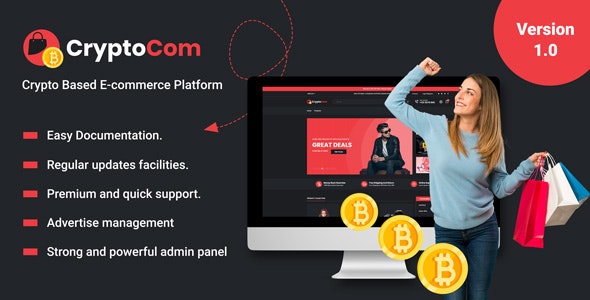 CryptoCom – Crypto Based Ecommerce Shopping Platform