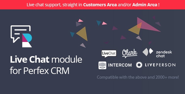Share Code Live Chat module for Perfex CRM