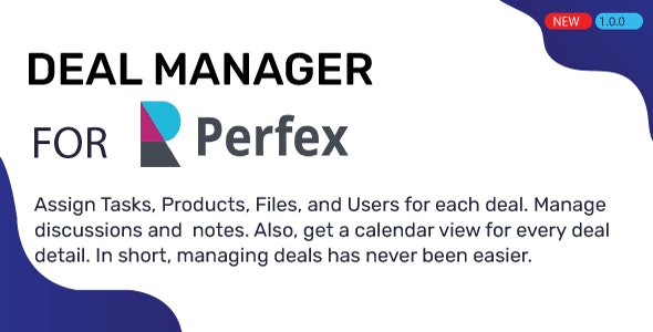 Share Code Deals Management for Perfex CRM