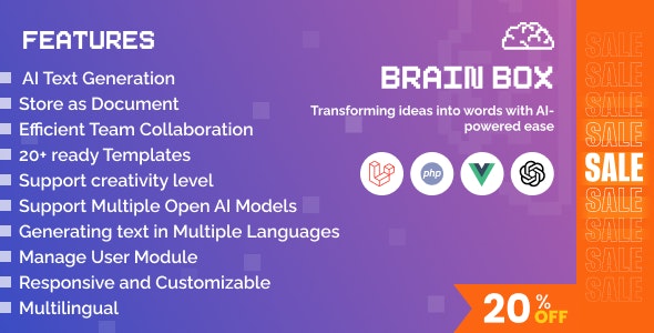 Share Code Brain Box – AI Writing Assistant and Content Creator